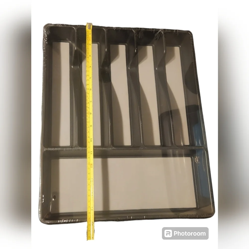 Brand New Seseno Black Expandable Utensil Tray Drawer Organizer